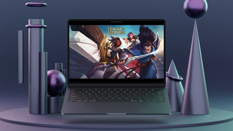 chơi lol trên macbook air