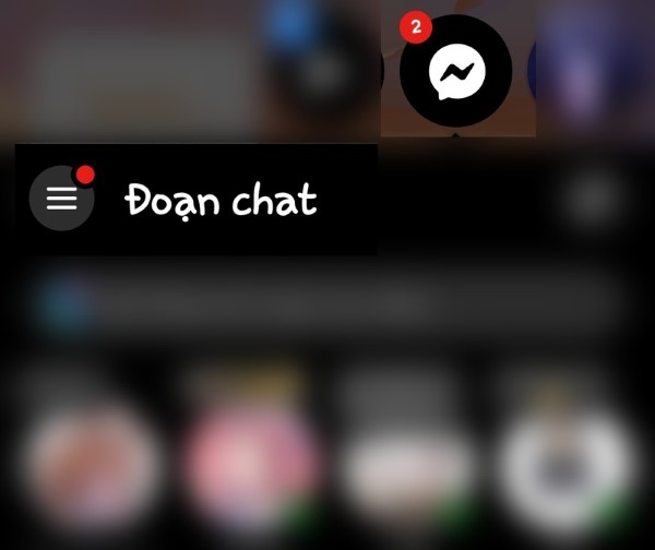 Nhấn vào biểu tượng ba dấu gạch ngang