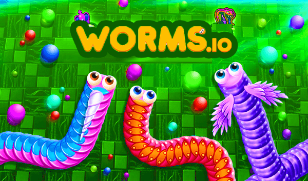 Worms.io có lối chơi tương tự Snake.io 