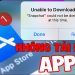 ipad không tải được ứng dụng