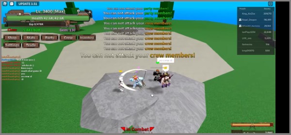 Kết nối với cộng đồng người chơi King Legacy sẽ giúp bạn học hỏi nhiều kinh nghiệm