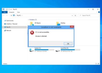 Lỗi Access is Denied trên Windows