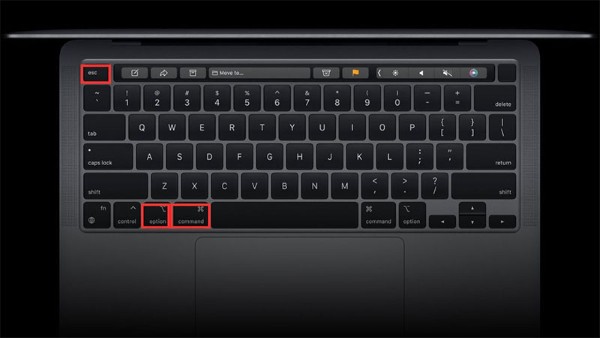 Nhấn giữ tổ hợp phím Shift + Control + Option cùng lúc