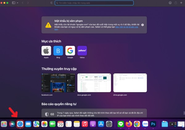 Hãy sử dụng Safari – trình duyệt được thiết kế riêng cho các thiết bị Apple