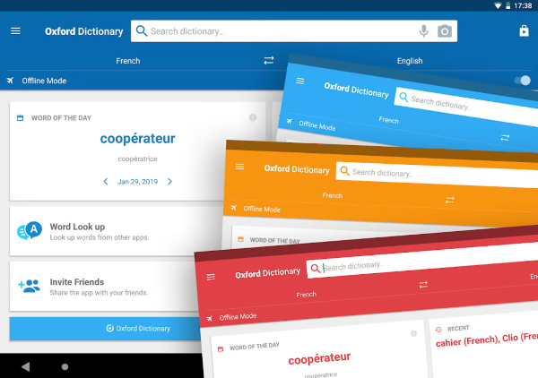 Người dùng có thể tùy chỉnh giao diện ứng dụng theo sở thích cá nhân với 4 màu chủ đề