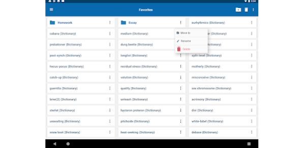 Tính năng ‘Favorites’ (Danh sách yêu thích)