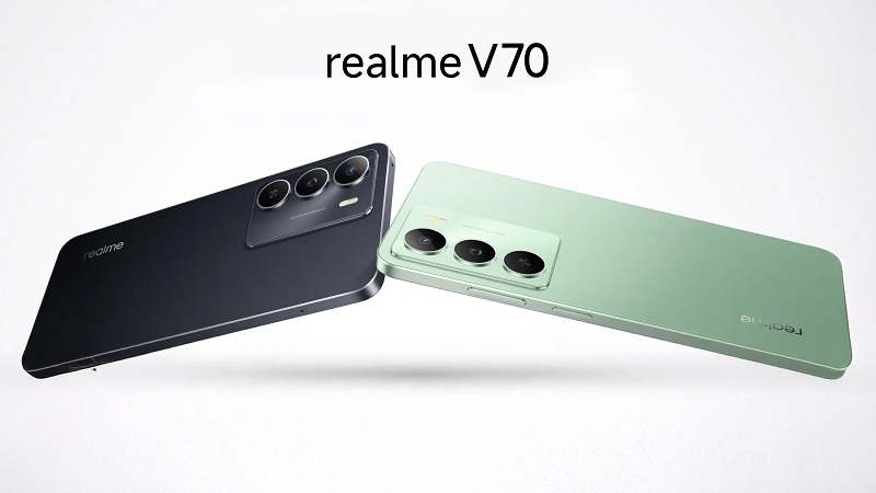 realme V70 ra mắt smartphone giá rẻ pin khỏe, thiết kế bền bỉ