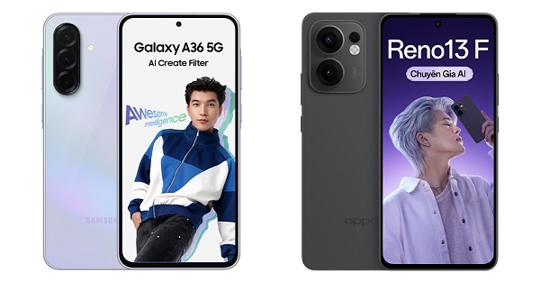 So sánh Samsung Galaxy A36 5G và OPPO Reno13 F 4G