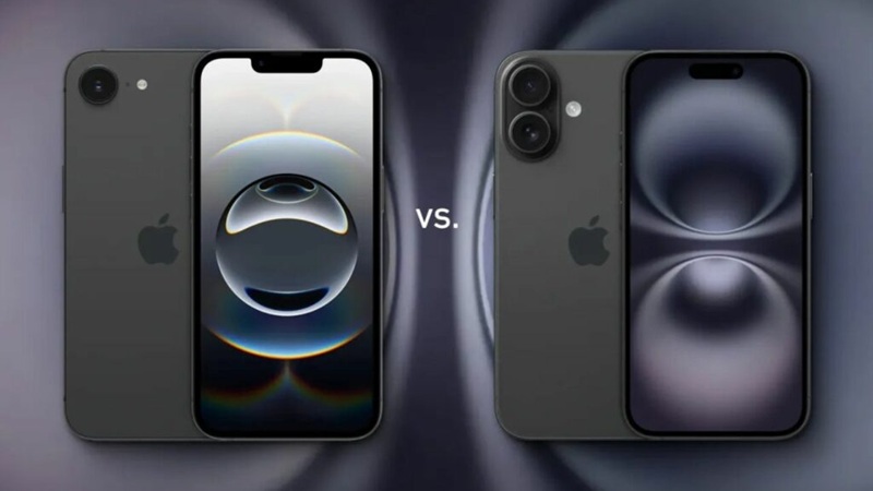 So sánh iPhone 16e và iPhone 16