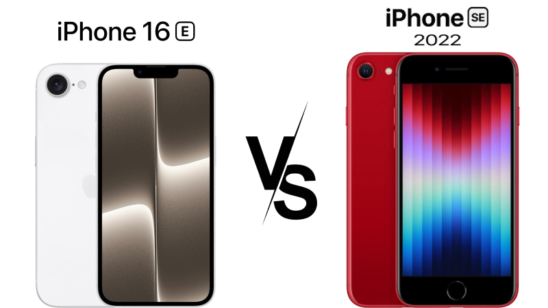 So sánh iPhone 16e và iPhone SE 2022