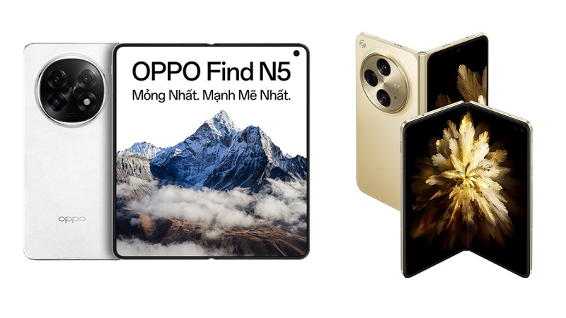 So sánh OPPO Find N5 và OPPO Find N3