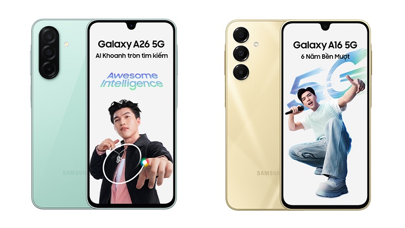 So sánh Samsung Galaxy A26 5G và Galaxy A16 5G