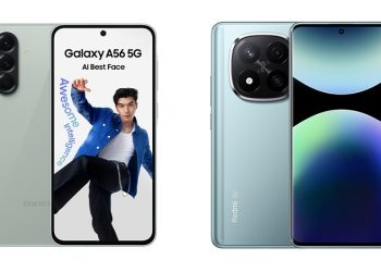 So sánh Samsung Galaxy A56 5G và Xiaomi Redmi Note 14 Pro Plus 5G