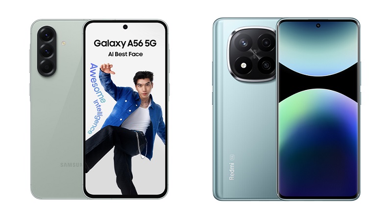 So sánh Samsung Galaxy A56 5G và Xiaomi Redmi Note 14 Pro Plus 5G