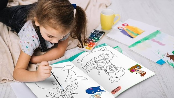 Tô màu mang lại nhiều giá trị tích cực cho sự phát triển của trẻ