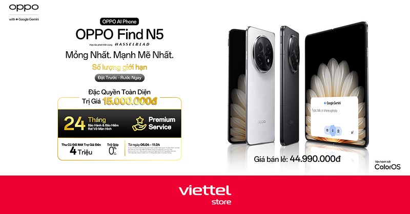 Đặt trước OPPO Find N5