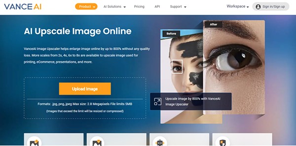 VanceAI là công cụ mạnh mẽ giúp cải thiện chất lượng hình ảnh