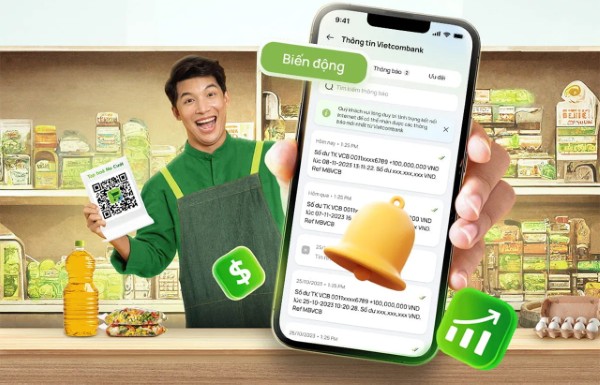 Tính năng Voice OTT hoạt động độc lập trên ứng dụng VCB Digibank