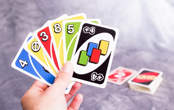 Bộ bài Uno được chia thành 4 màu sắc chính