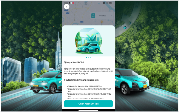 Bạn chọn dòng xe muốn di chuyển