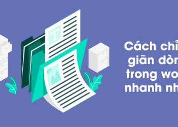 Cách giãn dòng trong Word