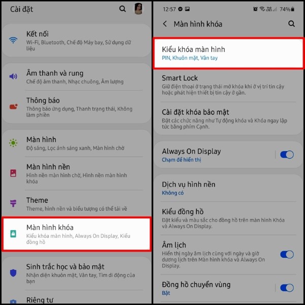 Chọn lại hình thức bảo mật phù hợp cho điện thoại