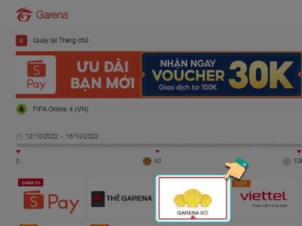 Chọn “Garena Sò”