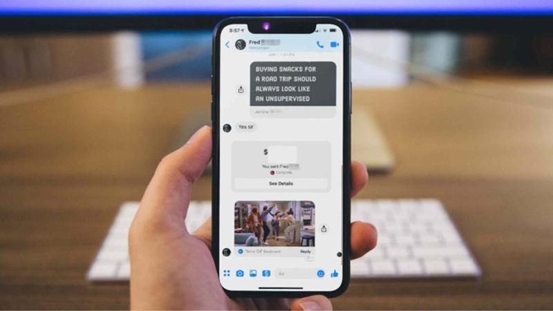 cách xem ảnh đã gửi trên messenger