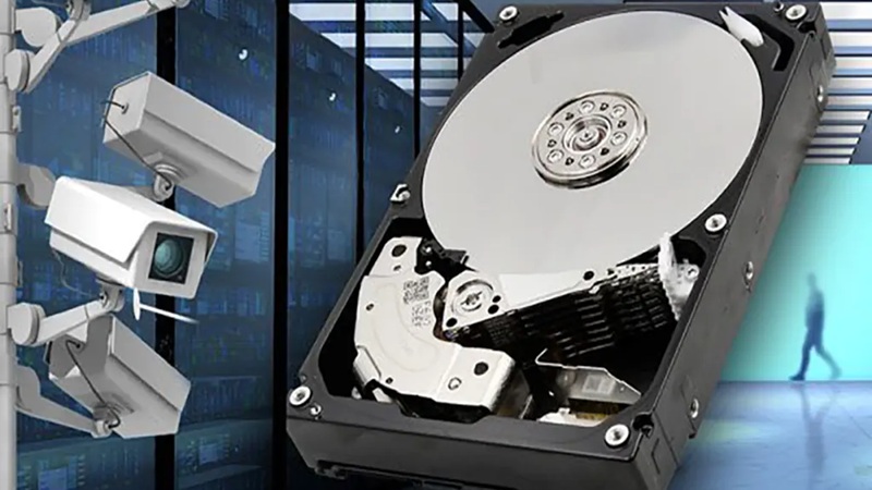 Camera có dây sẽ lưu trữ dữ liệu hình ảnh trực tiếp trên ổ cứng của đầu ghi hình