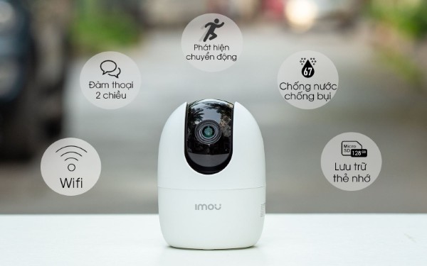 Camera wifi lưu hình ảnh trực tiếp qua thẻ nhớ SD
