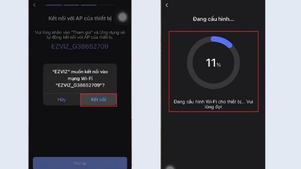Nhấn chọn Kết nối