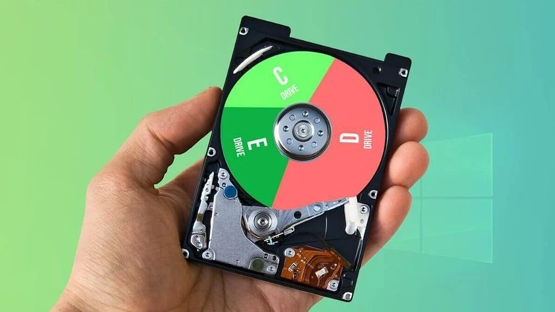 chia ổ đĩa win 10