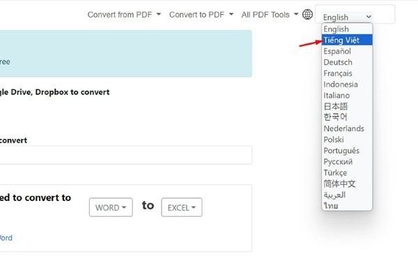 Truy cập PDFmall.com trên trình duyệt máy tính