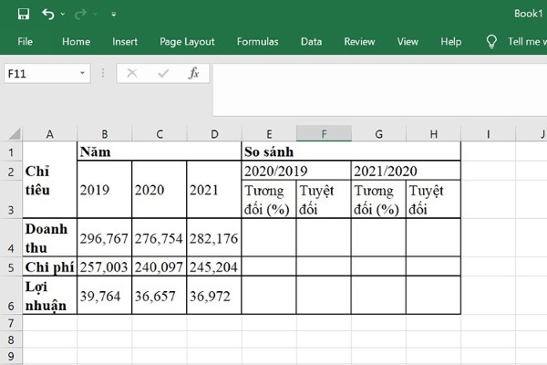 Dữ liệu từ Word sẽ được dán vào Excel với định dạng giữ nguyên