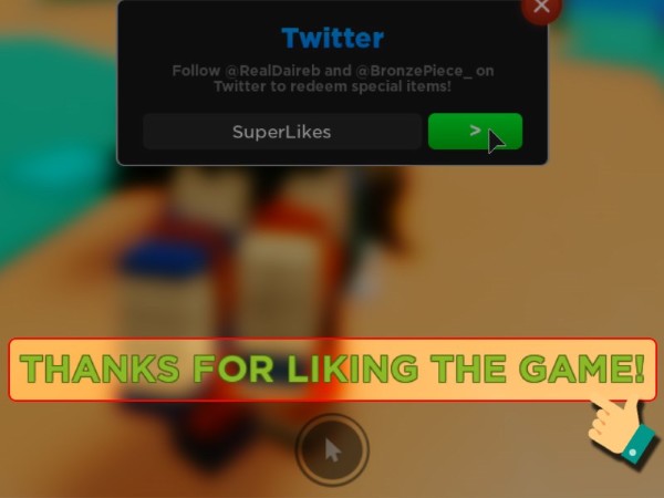 Người chơi nhận được phần thưởng sau khi nhập code