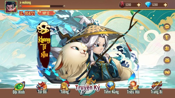 Giao diện game X-Wukong thân thiện, thao tác nhanh chóng