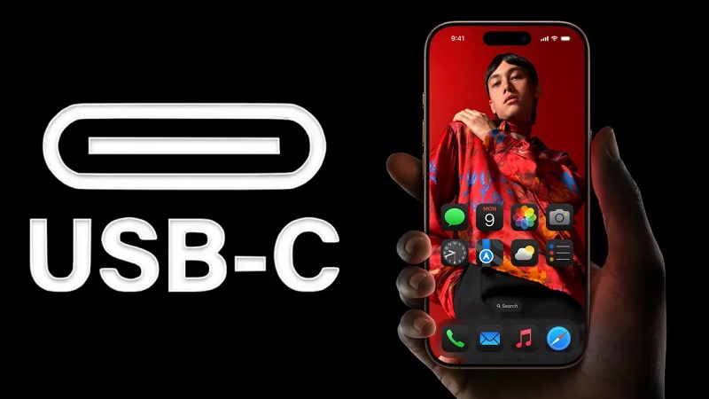 Cổng USB-C trên iPhone 16