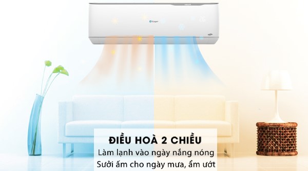Điều hòa Casper 2 chiều Inverter 12000BTU GH-12IS33