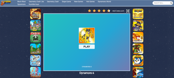 Chơi Dynamons 6 trên trình duyệt web
