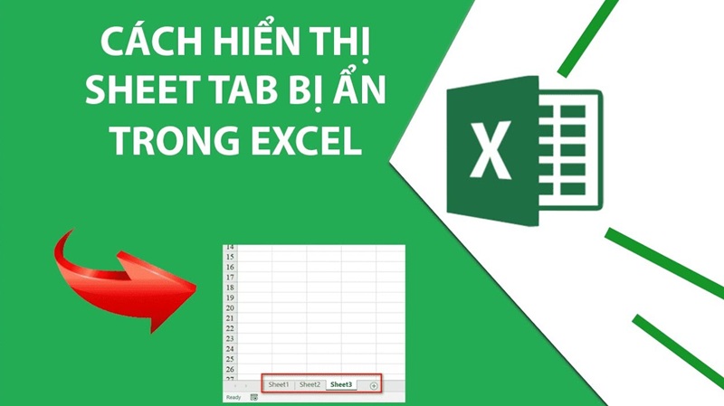 Cách bỏ ẩn sheet trong Excel