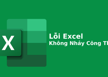 excel không tự nhảy công thức