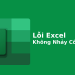excel không tự nhảy công thức