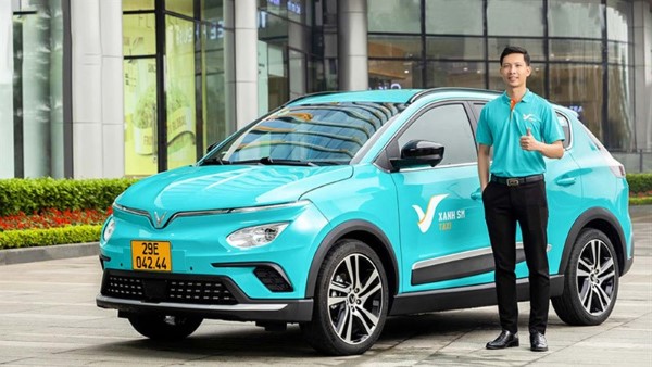 Dịch vụ taxi Xanh VinFast đáp ứng tiêu chí “xanh - sạch - hiện đại”