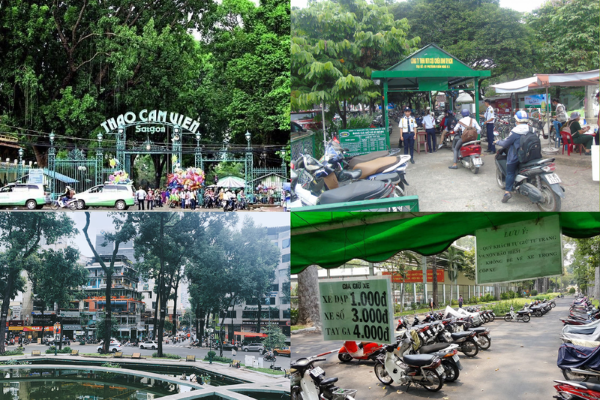 Những bãi xe tại khu vực Quận 1