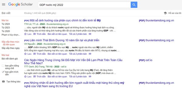 Thêm thời gian cụ thể vào nội dung tra cứu