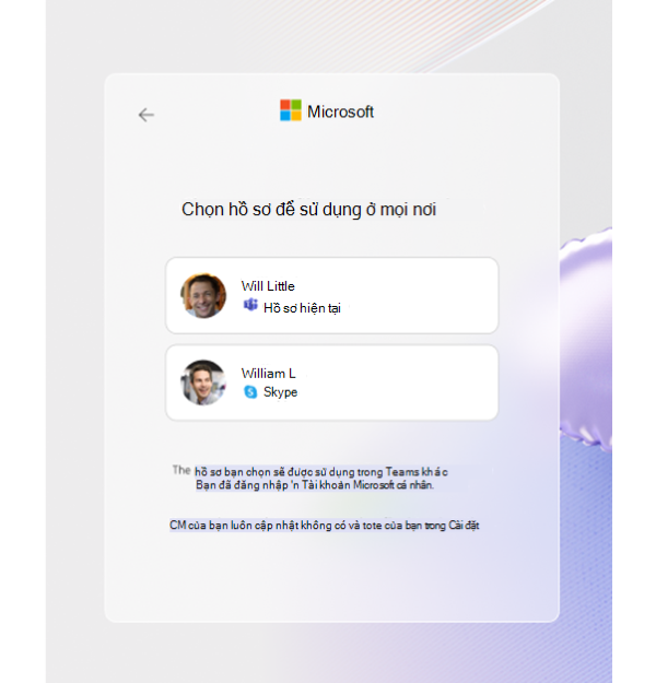 Kiểm tra thông tin tài khoản cá nhân
