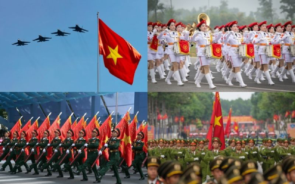 Lễ diễu binh có quy mô hoành tráng