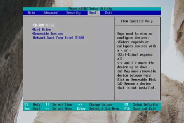 Nhấn liên tục phím F10 hoặc ESC để vào chế độ BIOS