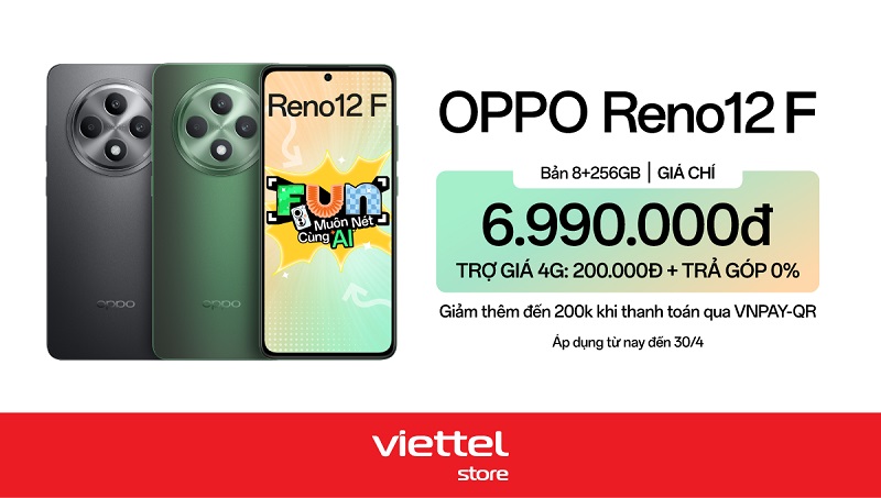 Mua OPPO Reno12 F 4G