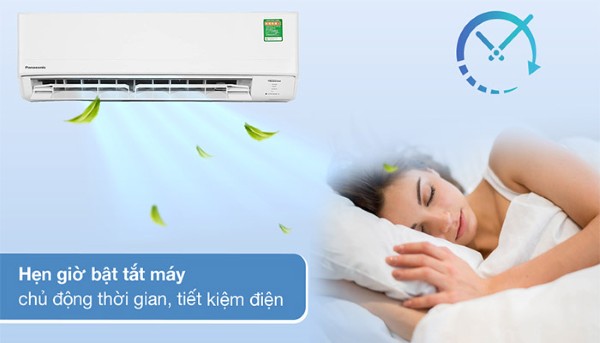 Tính năng hẹn giờ cài đặt thời điểm bật/tắt điều hòa tự động